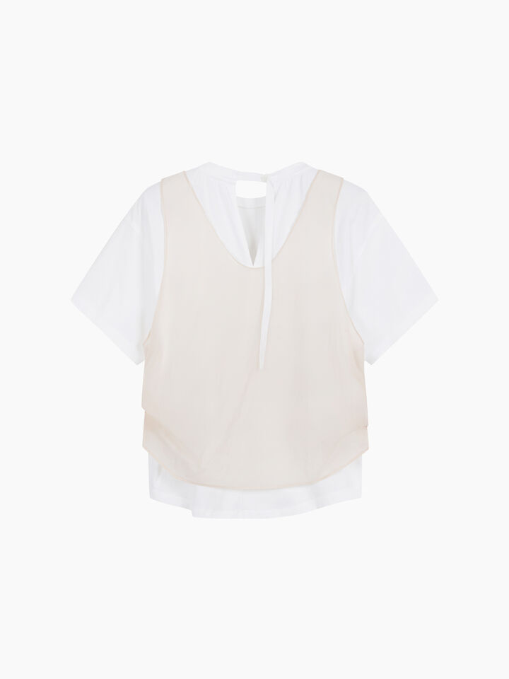 T-SHIRT - sisley k donna - Weiss | Sisley K image number 3